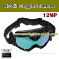 720p HD H. 264 12MP Ski Goggle Camera DV